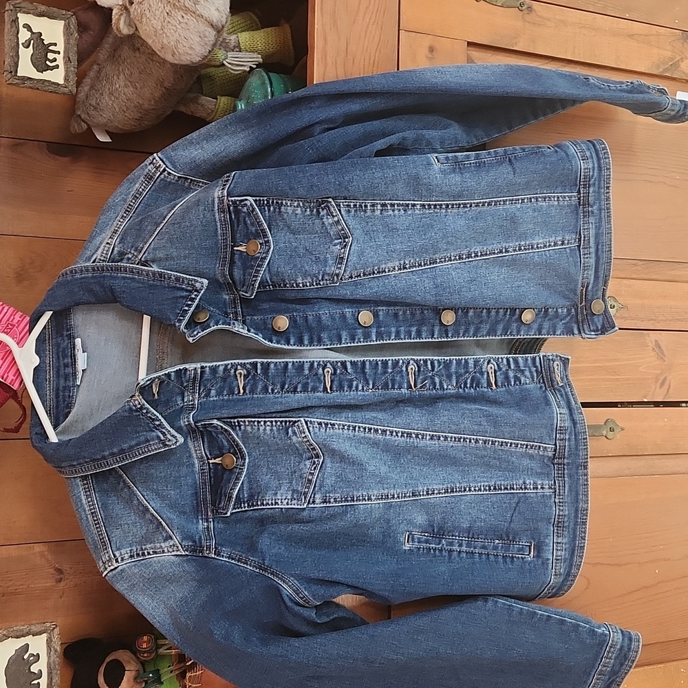 Ladies XL Westport button up jean jacket